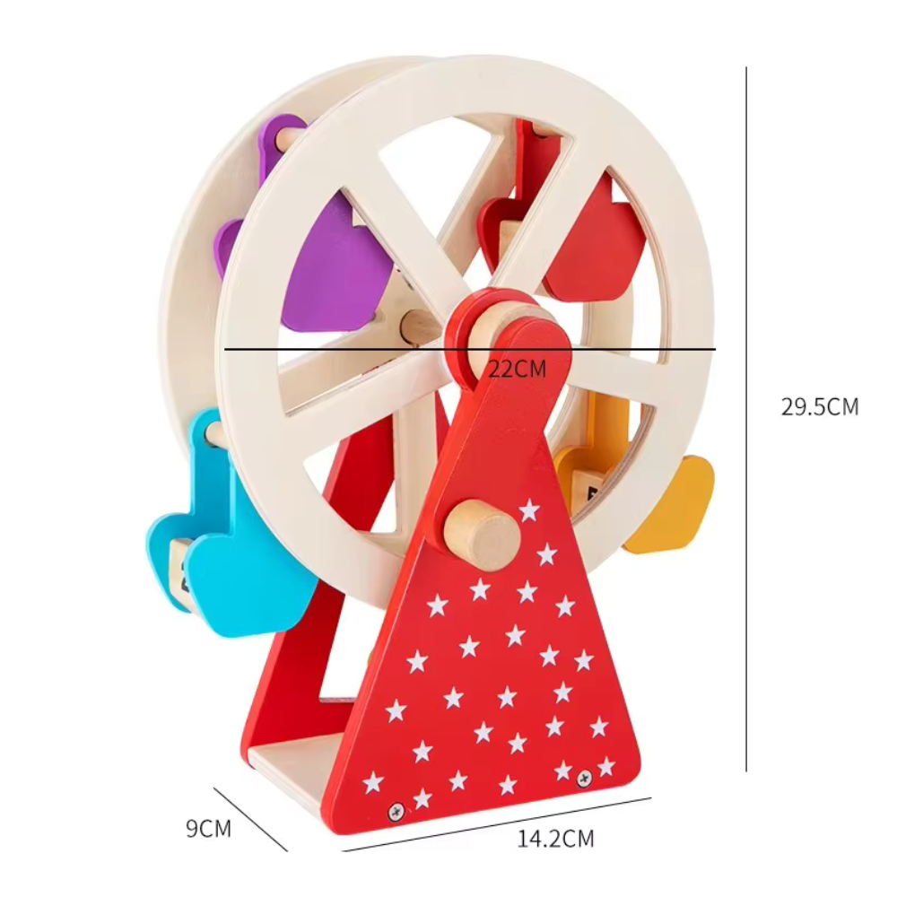 MOLINO DIDACTICO DE MADERA JUEGO EDUCATIVO MONTESSORI - 6