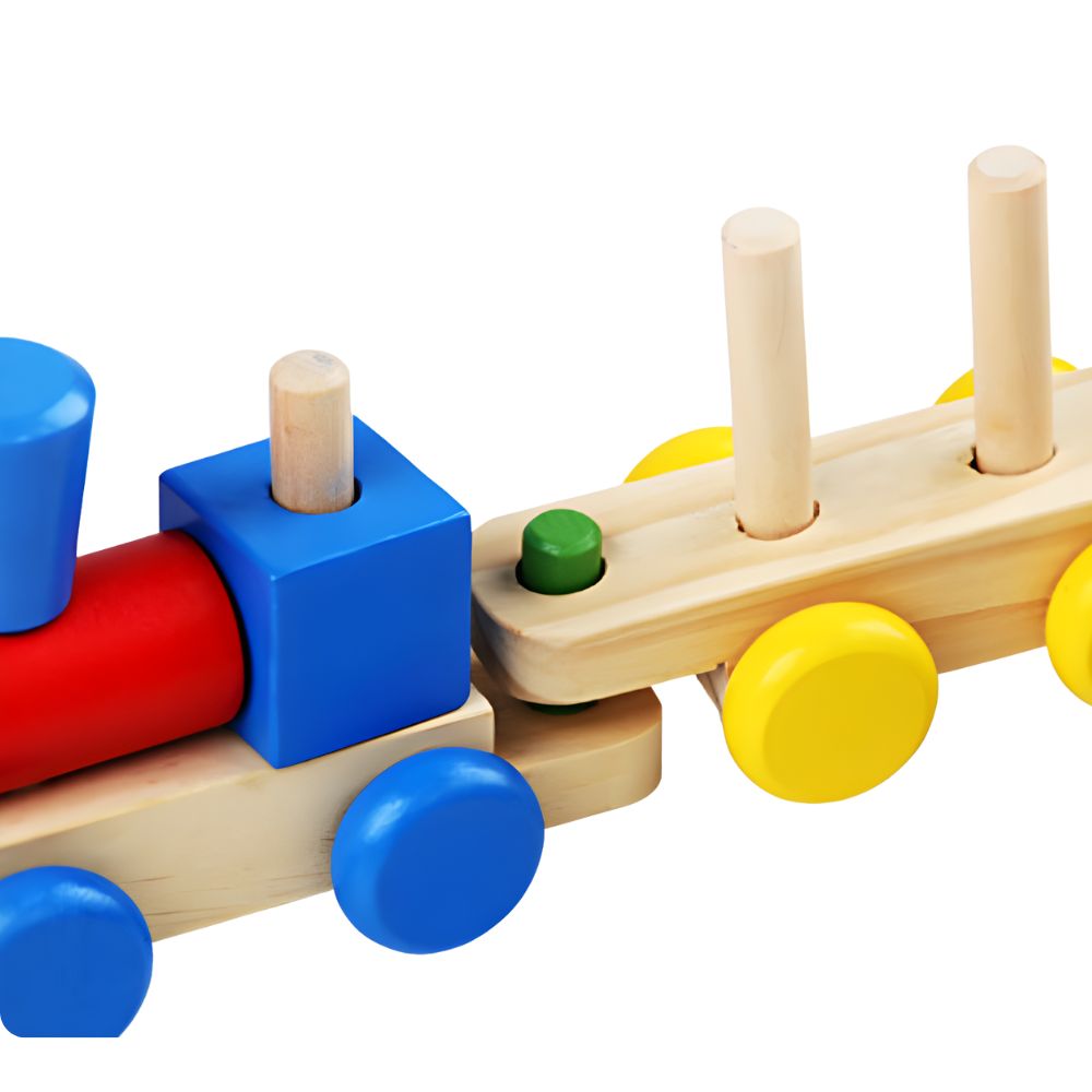 TREN DE MADERA DIDACTICO MONTESSORI - 4