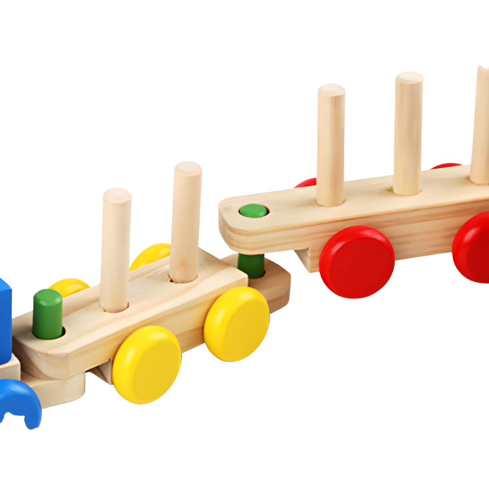 TREN DE MADERA DIDACTICO MONTESSORI - 5