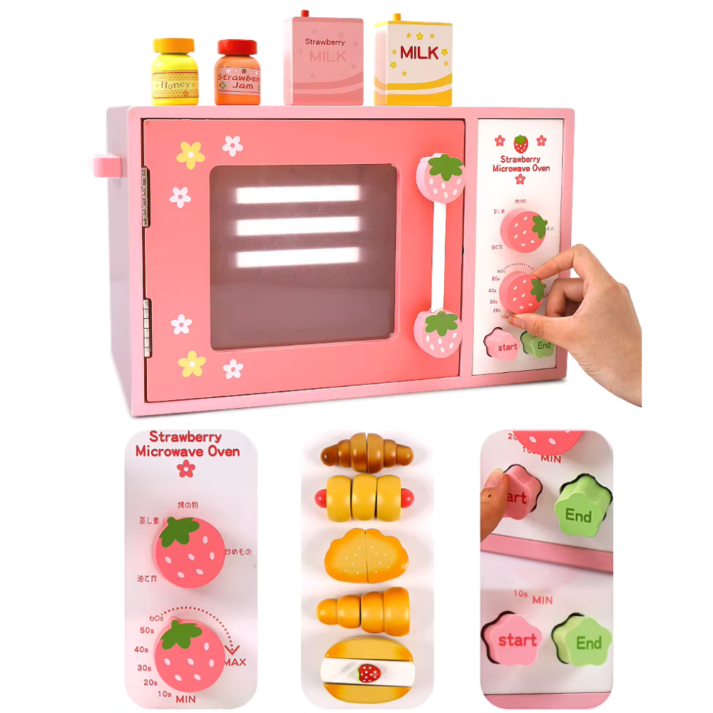 SET DE PANADERIA INFANTIL DE MADERA MONTESSORI - 2