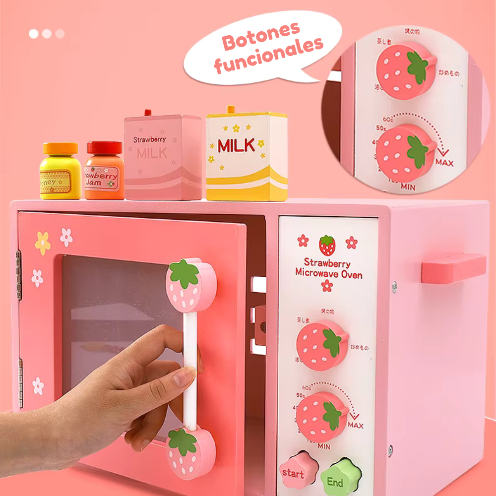 SET DE PANADERIA INFANTIL DE MADERA MONTESSORI - 5