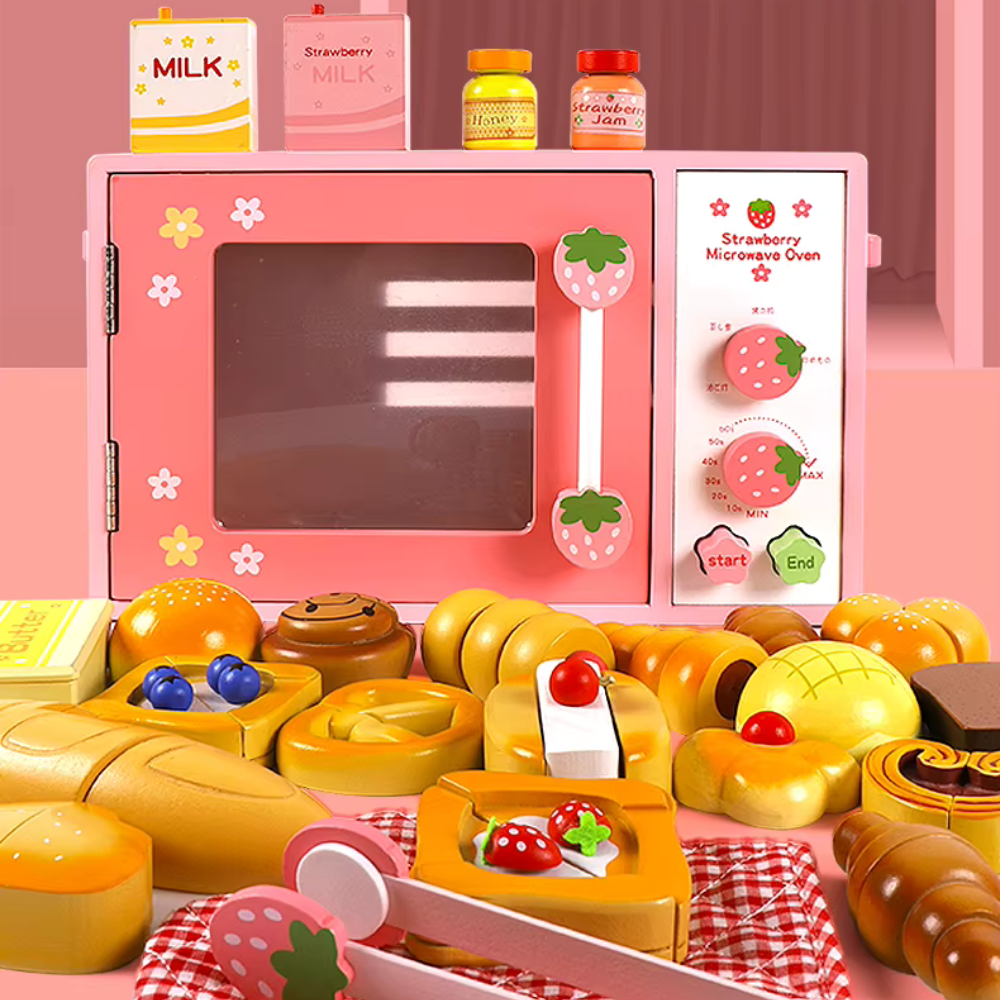 SET DE PANADERIA INFANTIL DE MADERA MONTESSORI - 6
