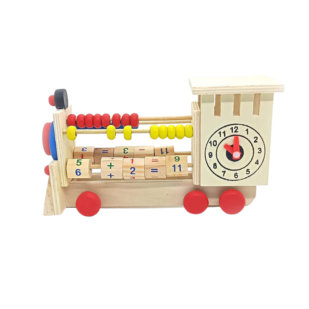 TREN ABACO DE MADERA EDUCATIVO MONTESSORI - 2