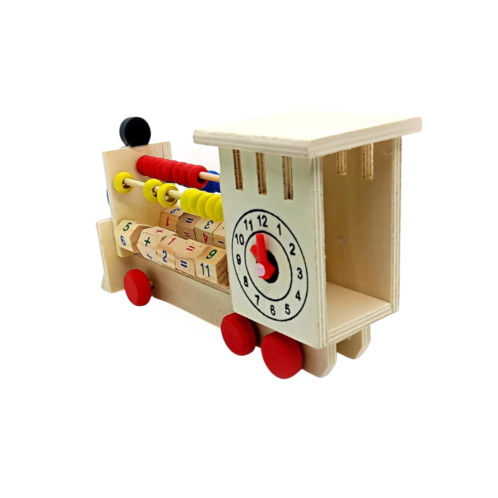 TREN ABACO DE MADERA EDUCATIVO MONTESSORI - 3