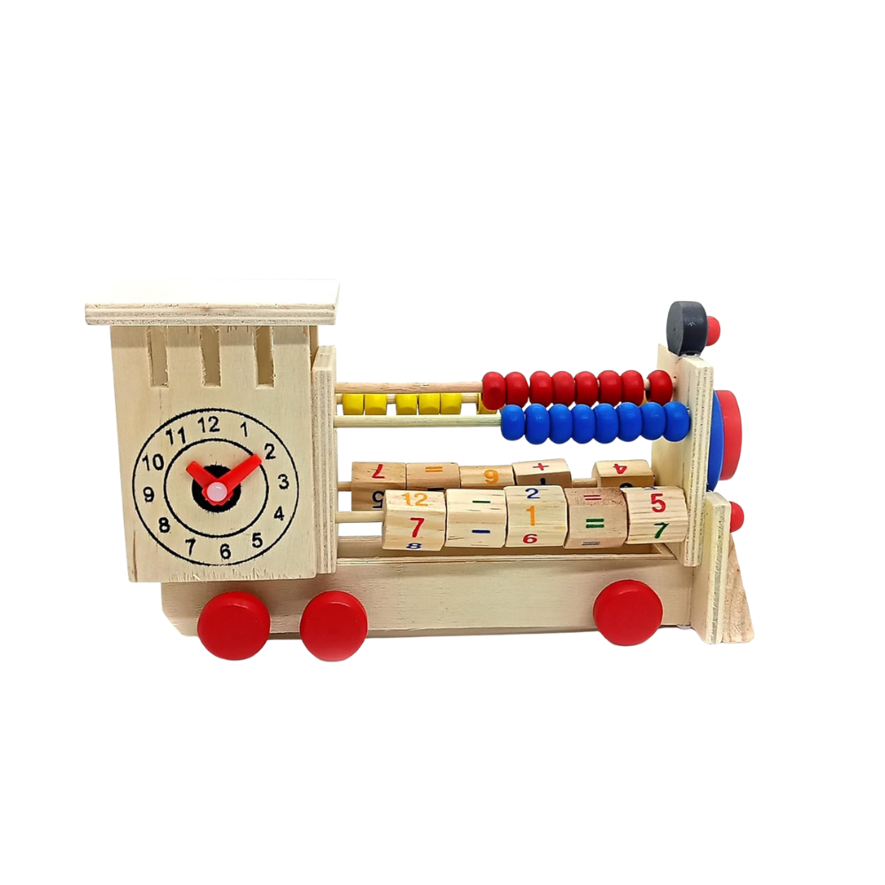 TREN ABACO DE MADERA EDUCATIVO MONTESSORI - 4