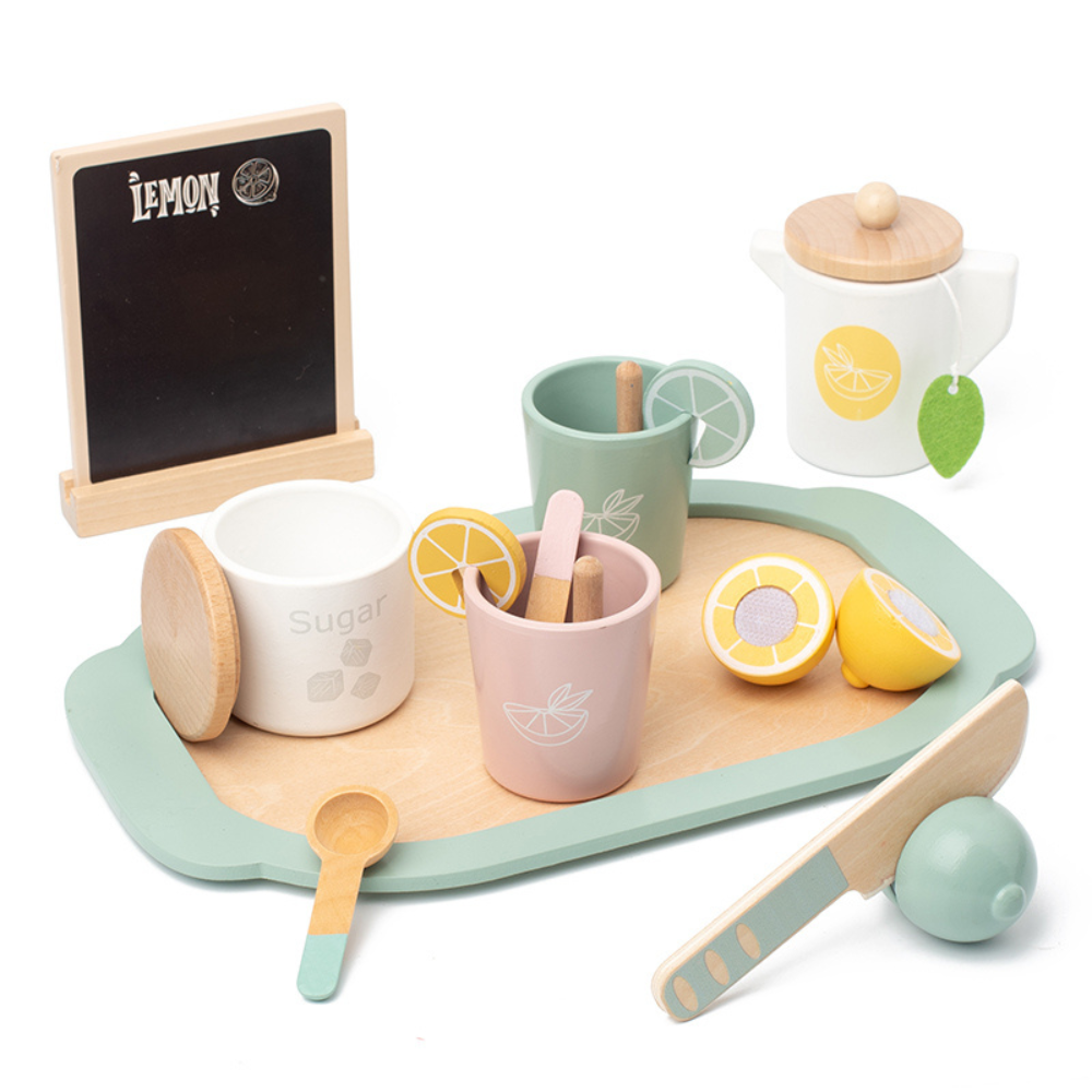 SET DE TE  Y LIMON DE MADERA MONTESSORI - 1