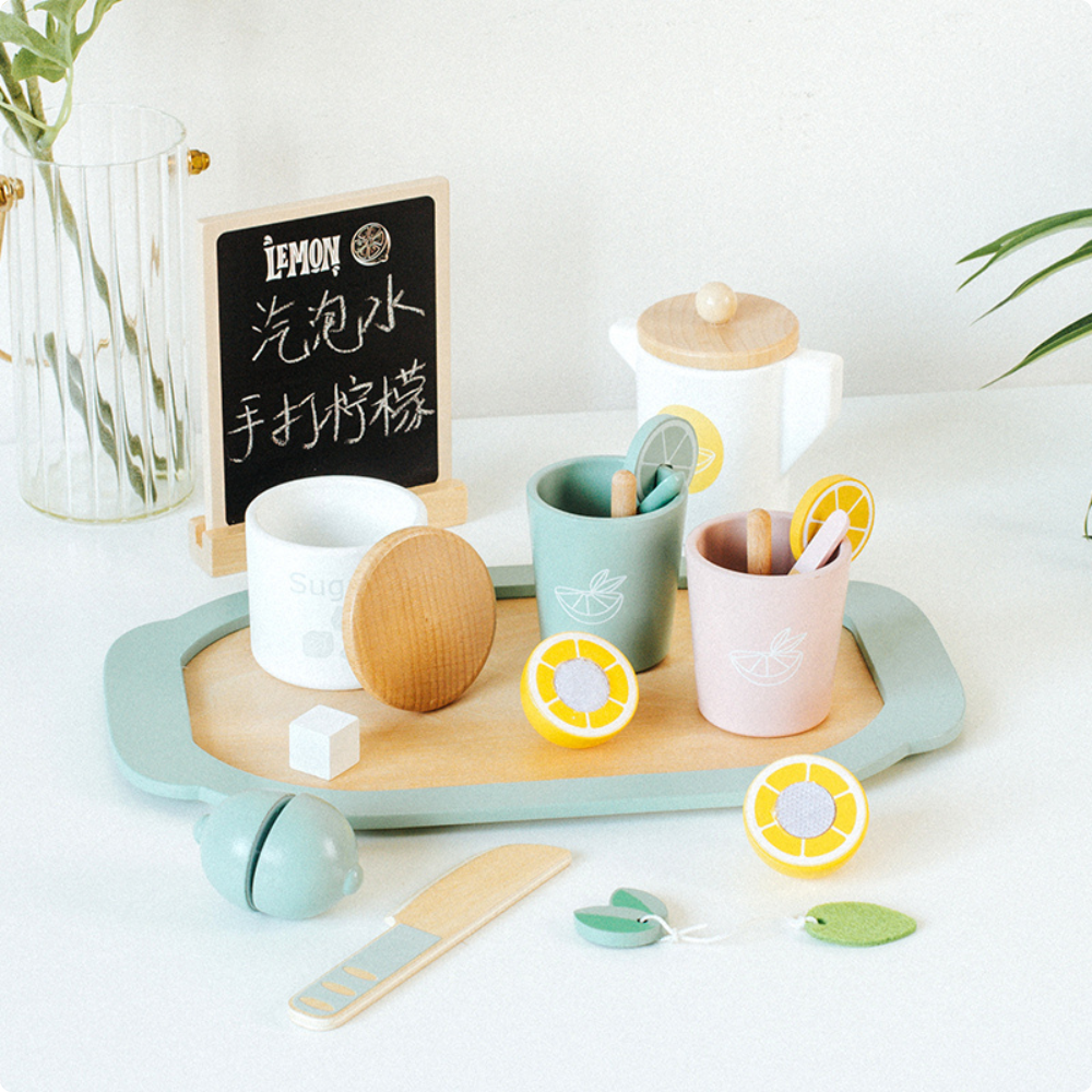 SET DE TE  Y LIMON DE MADERA MONTESSORI - 2