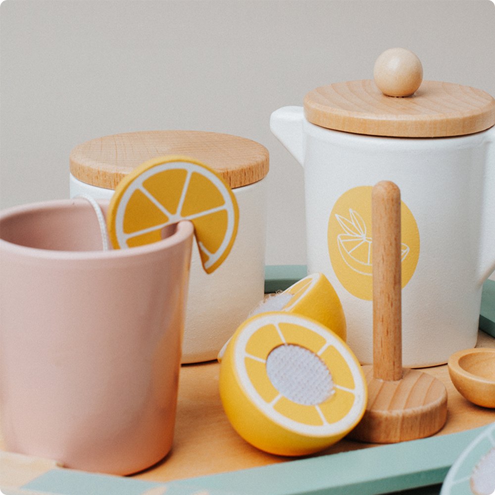 SET DE TE  Y LIMON DE MADERA MONTESSORI - 5