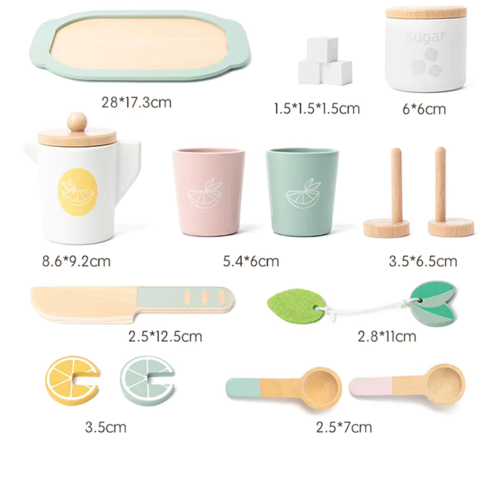 SET DE TE  Y LIMON DE MADERA MONTESSORI - 7