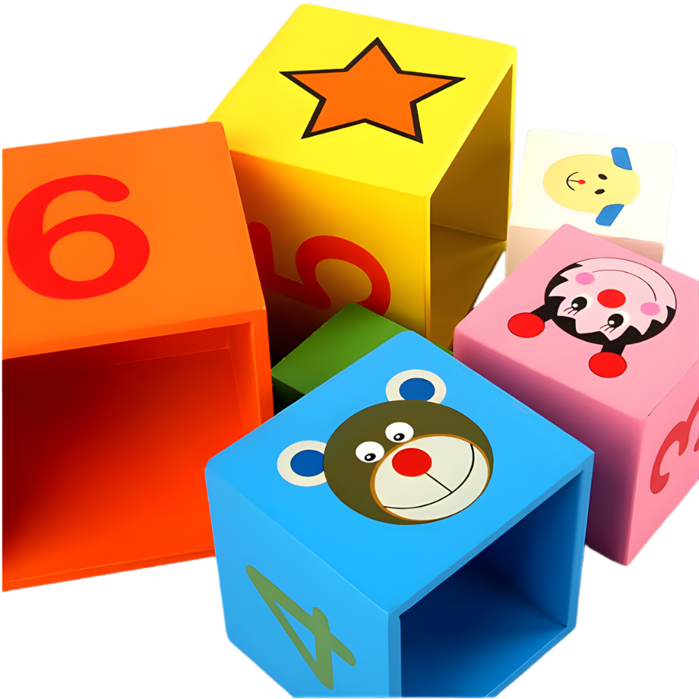 CUBOS DE COLORES DIDACTICOS MONTESSORI - 5