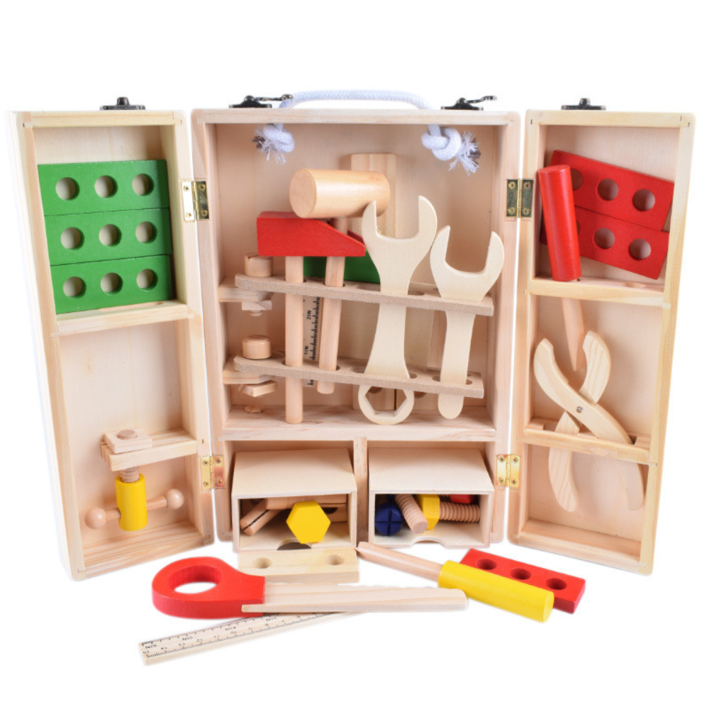 CAJA DE HERRAMIENTAS GRANDE EDUCATIVA MONTESSORI - 2