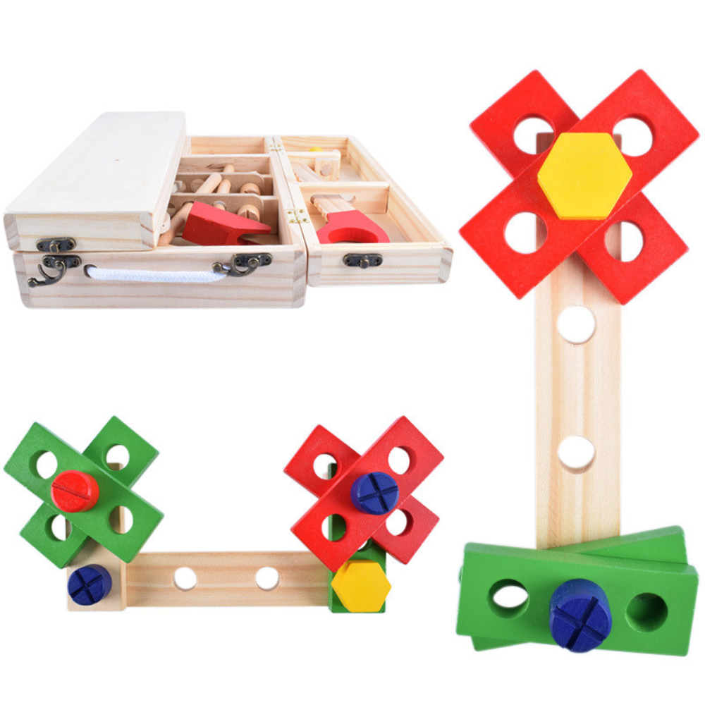 CAJA DE HERRAMIENTAS GRANDE EDUCATIVA MONTESSORI - 4