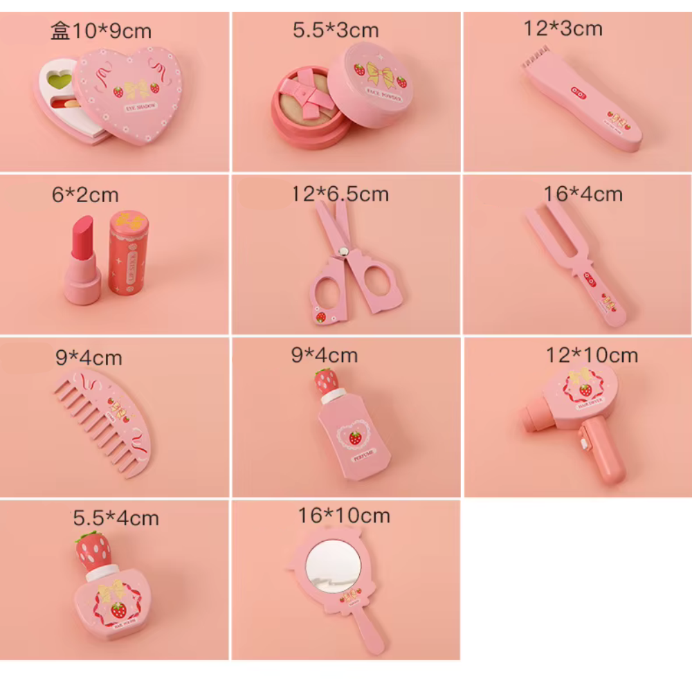 SET DE BELLEZA INFANTIL ROSA MONTESSORI - 2