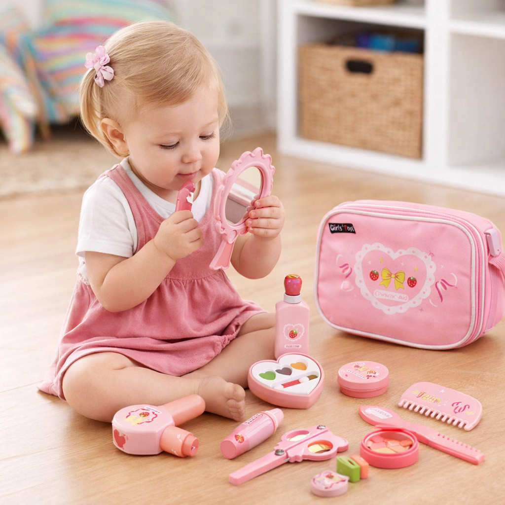 SET DE BELLEZA INFANTIL ROSA MONTESSORI - 6