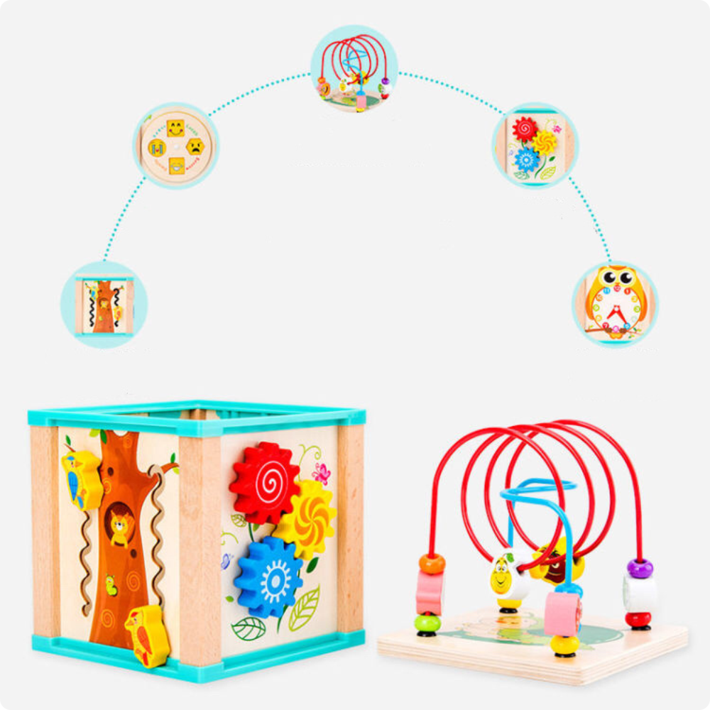 JUEGO DE MOTRICIDAD ENCAJE DIDACTICO BUHO MONTESSORI - 3