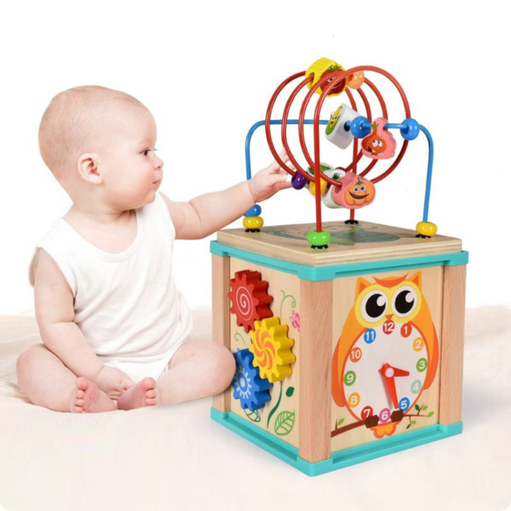 JUEGO DE MOTRICIDAD ENCAJE DIDACTICO BUHO MONTESSORI - 5