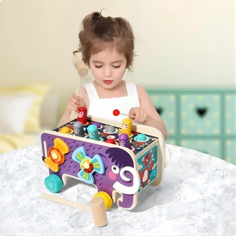 JUEGO PEGA TOPO EDUCATIVO PARA BEBE S MONTESSORI - 2