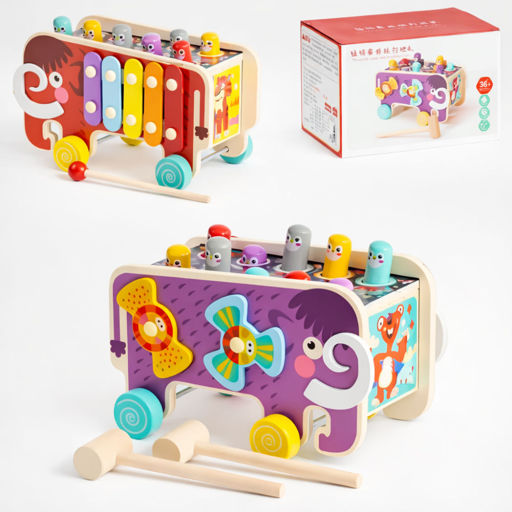 JUEGO PEGA TOPO EDUCATIVO PARA BEBE S MONTESSORI - 5