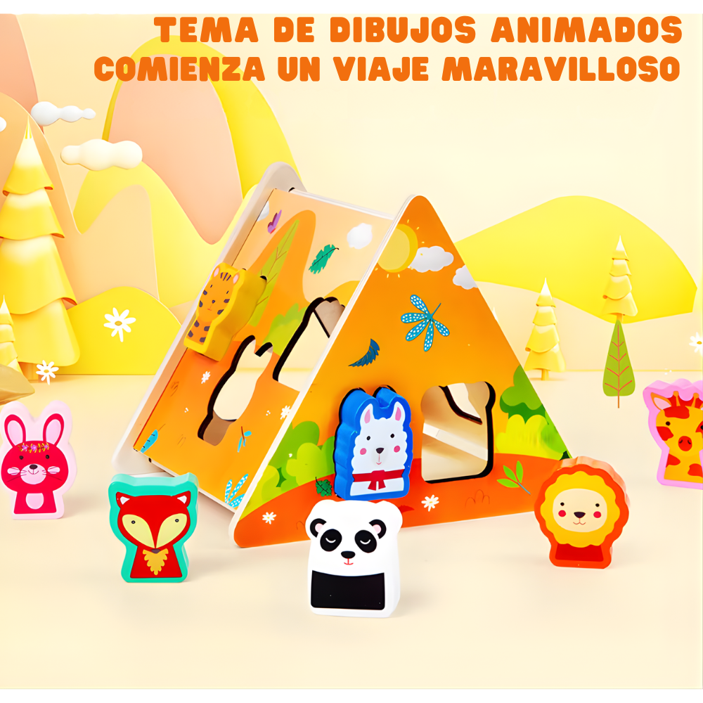 JUEGO ACTIVIDADES DE ENCAJE DE MADERA MONTESSORI - 3