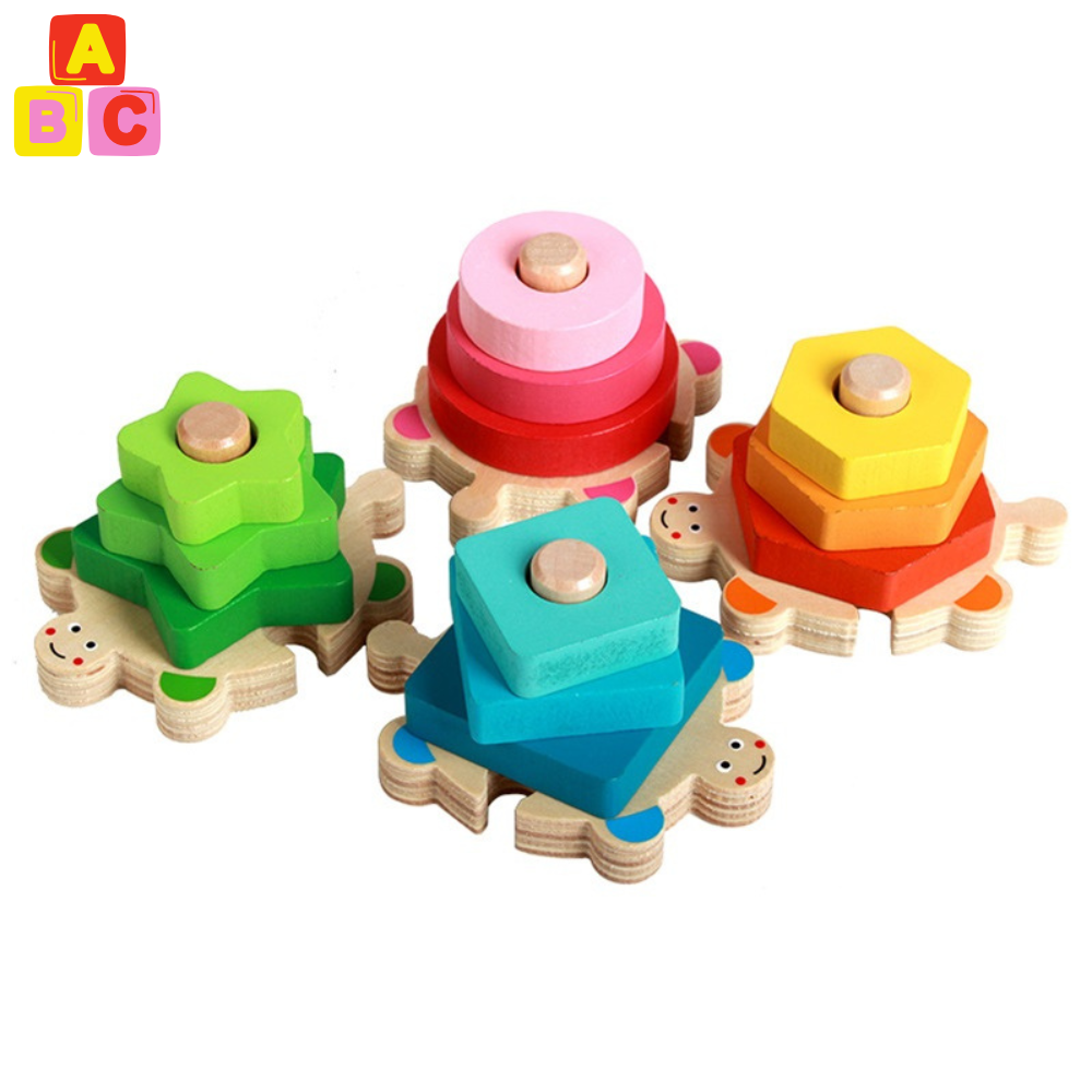 JUEGO DE ENCAJE PROGRESIVO EDUCATIVO MONTESSORI - 1
