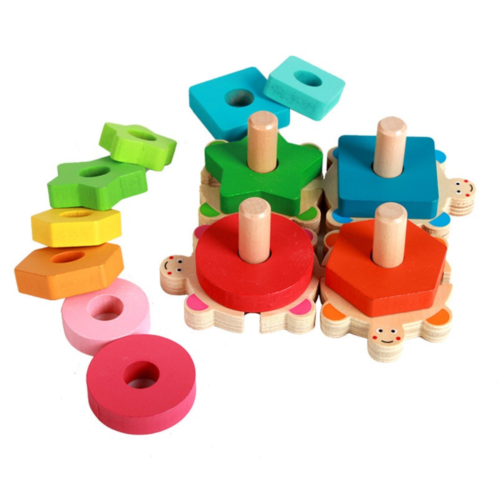 JUEGO DE ENCAJE PROGRESIVO EDUCATIVO MONTESSORI - 4