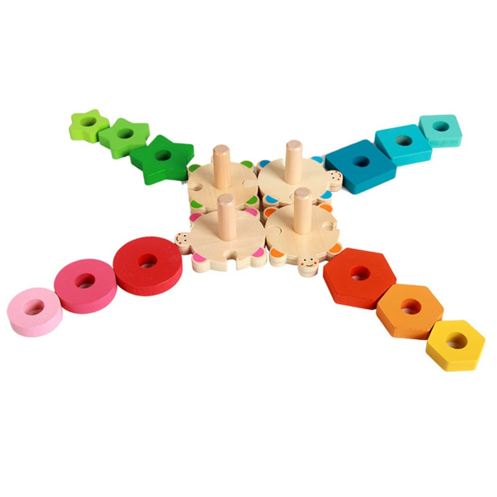 JUEGO DE ENCAJE PROGRESIVO EDUCATIVO MONTESSORI - 5