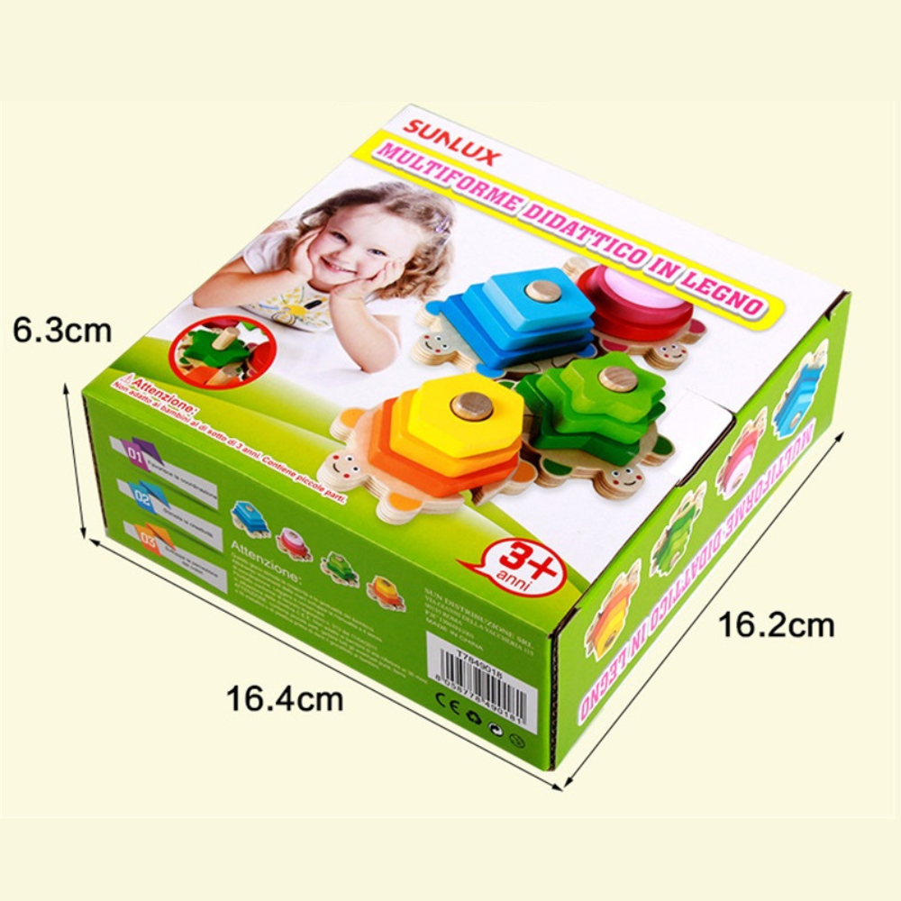 JUEGO DE ENCAJE PROGRESIVO EDUCATIVO MONTESSORI - 6