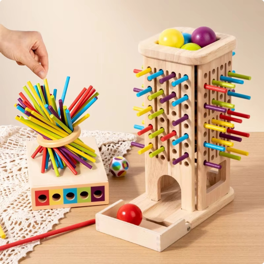 JUEGO PALOS SENSORIALES EDUCATIVOS MONTESSORI - 2