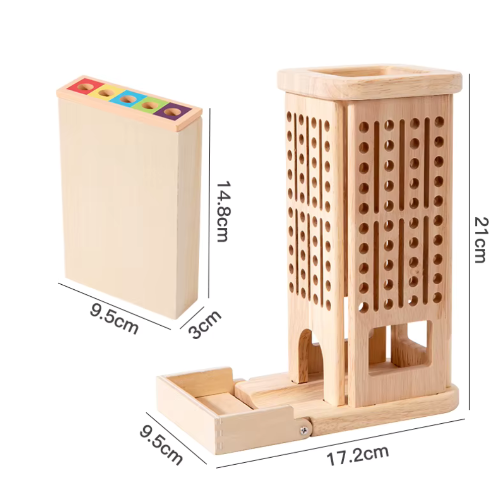 JUEGO PALOS SENSORIALES EDUCATIVOS MONTESSORI - 6