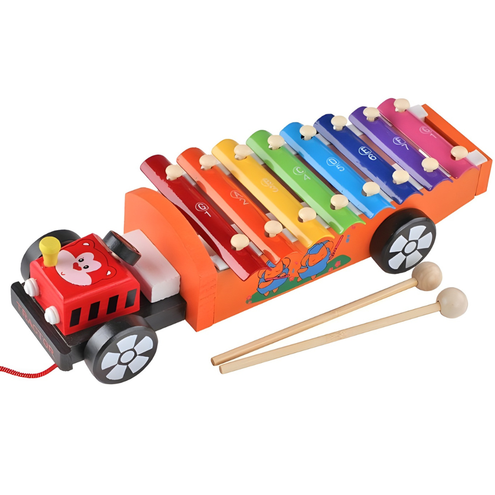 TRACTOR MUSICAL XILOFONO EDUCATIVO MONTESSORI - 1