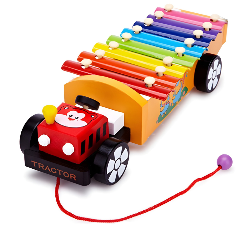 TRACTOR MUSICAL XILOFONO EDUCATIVO MONTESSORI - 4