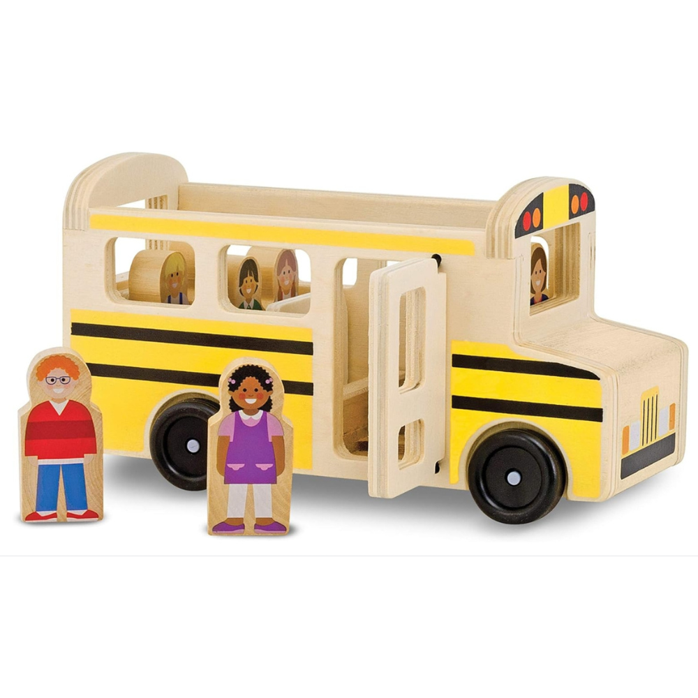 BUS ESCOLAR DE MADERA EDUCATIVO MONTESSORI - 6