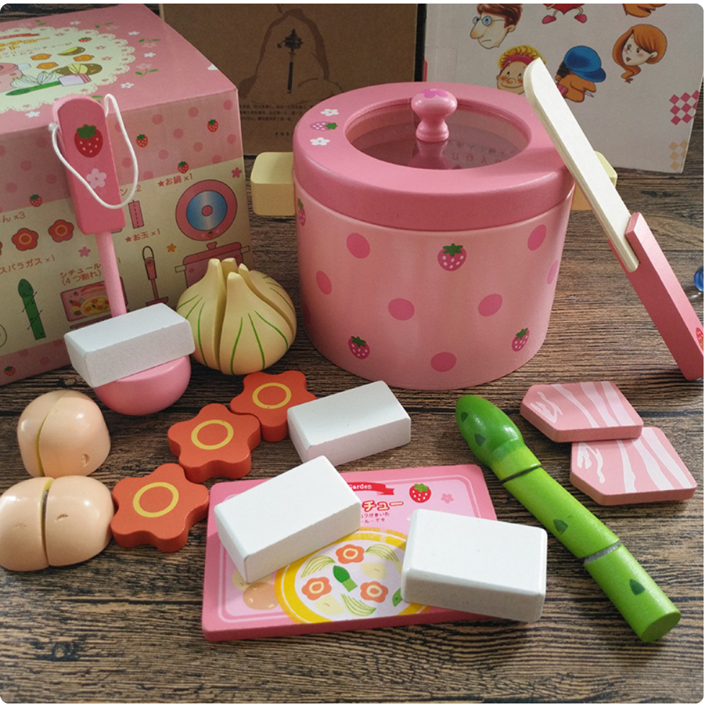 OLLA DE COCINA DE MADERA MONTESSORI - 3