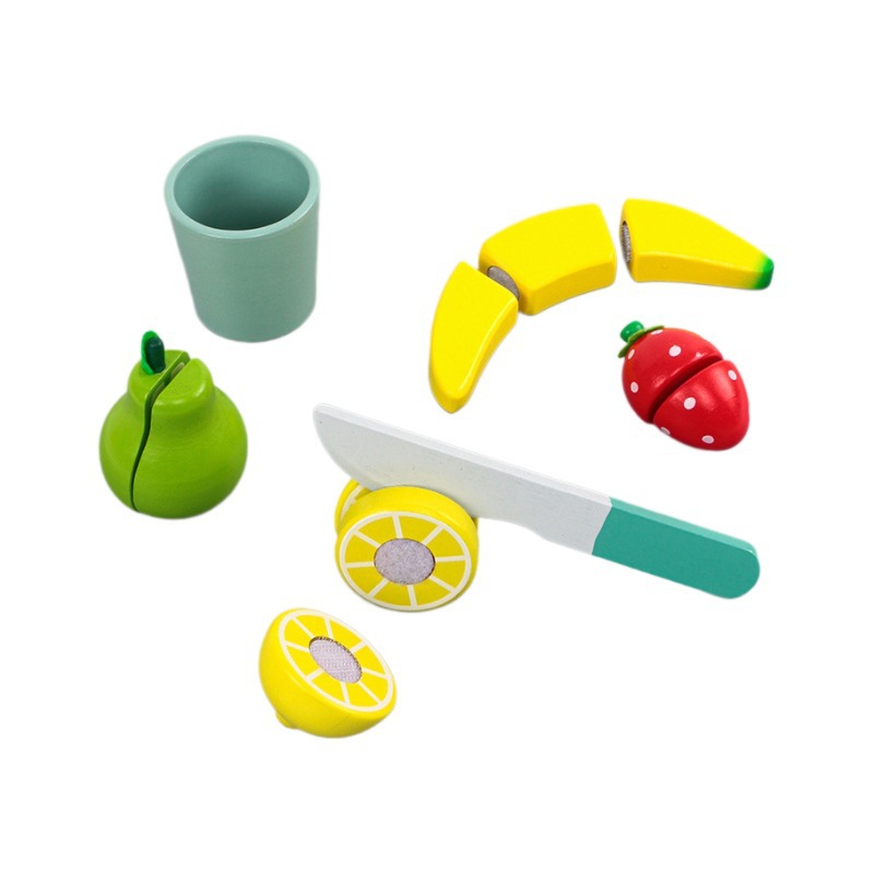 EXPRIMIDOR DE FRUTAS JUEGO DE MADERA DIDACTICO MONTESSORI - 2
