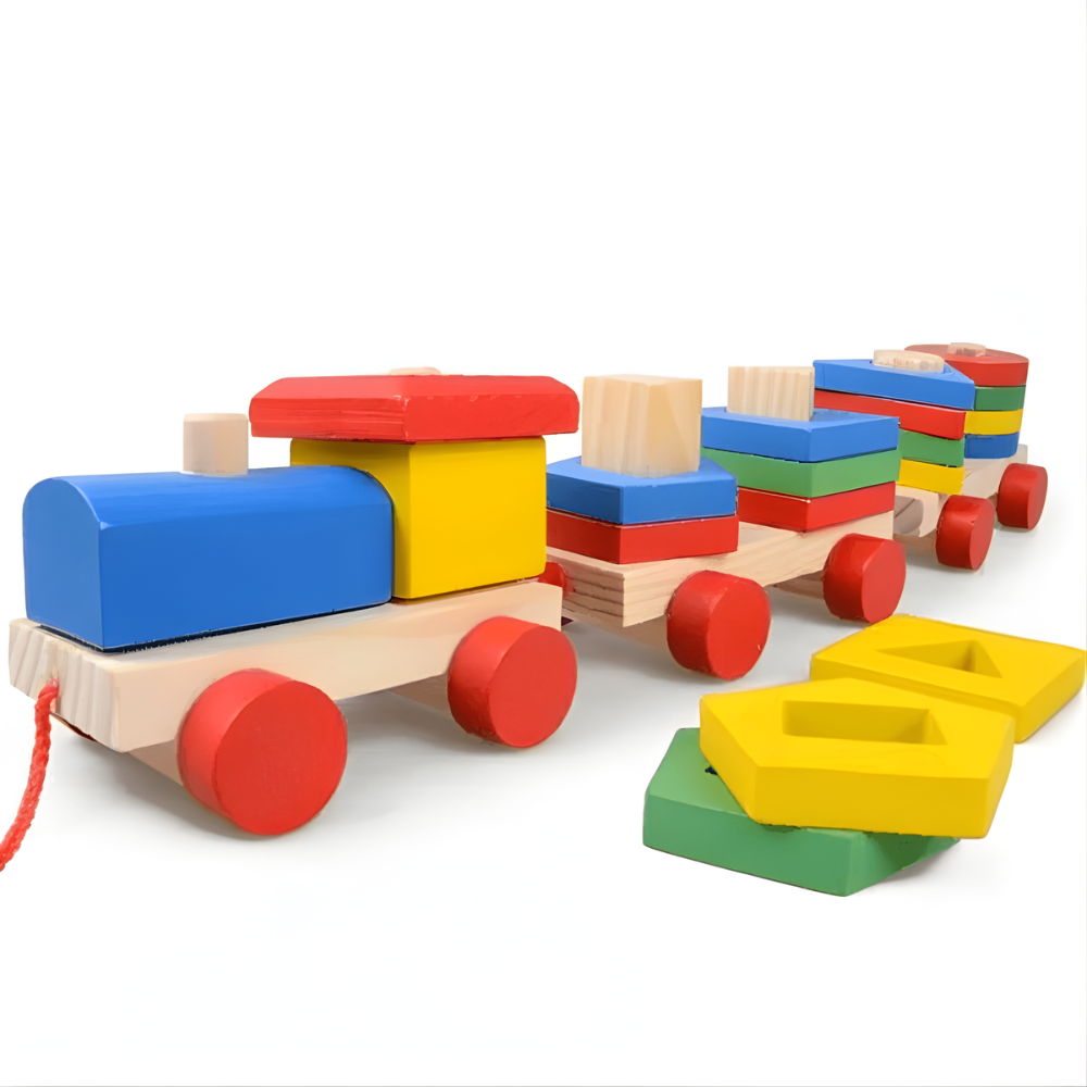 TREN DE MADERA EDUCATIVO MONTESSORI - 4