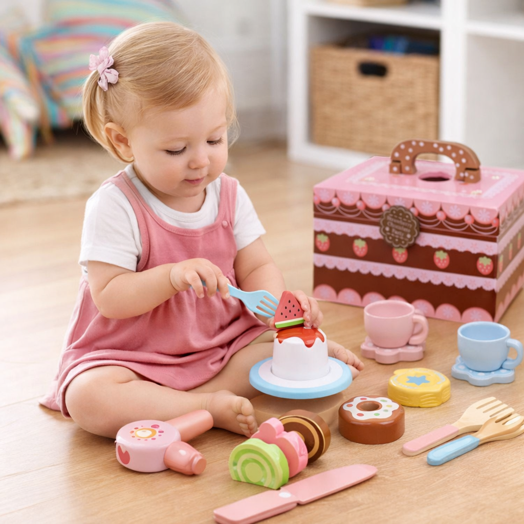 CAJA DE PASTELERIA EDUCATIVA DE MADERA MONTESSORI - 7