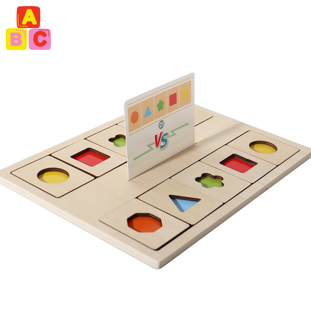 JUEGO DE FIGURAS GEOME TRICAS EDUCATIVO MONTESSORI - 1