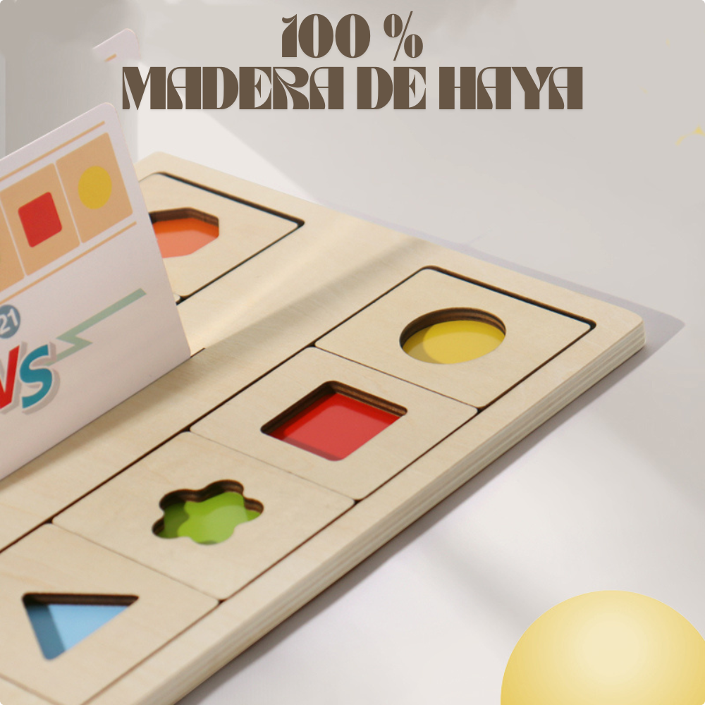 JUEGO DE FIGURAS GEOME TRICAS EDUCATIVO MONTESSORI - 2