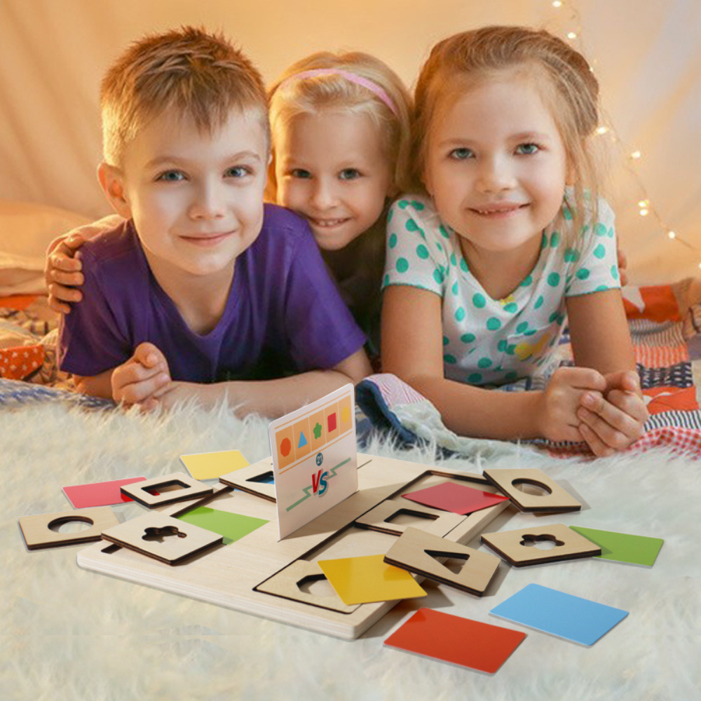 JUEGO DE FIGURAS GEOME TRICAS EDUCATIVO MONTESSORI - 3