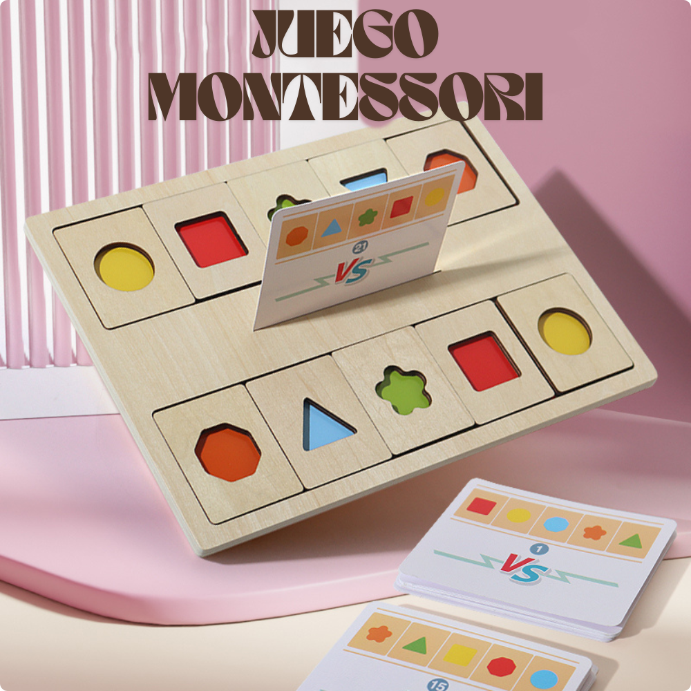 JUEGO DE FIGURAS GEOME TRICAS EDUCATIVO MONTESSORI - 4