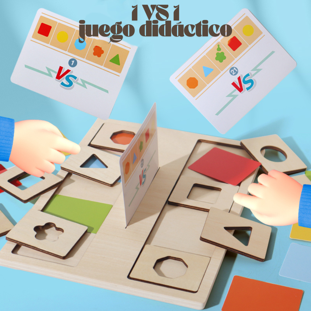 JUEGO DE FIGURAS GEOME TRICAS EDUCATIVO MONTESSORI - 5