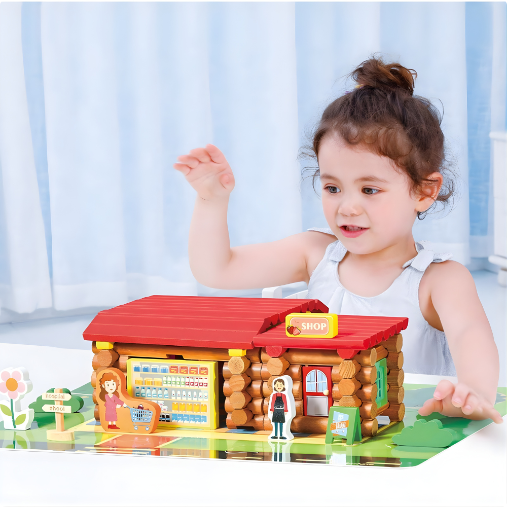 TIENDA INFANTIL DE MADERA LINCOLN MONTESSORI - 6