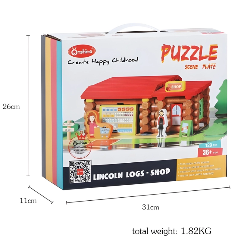 TIENDA INFANTIL DE MADERA LINCOLN MONTESSORI - 8