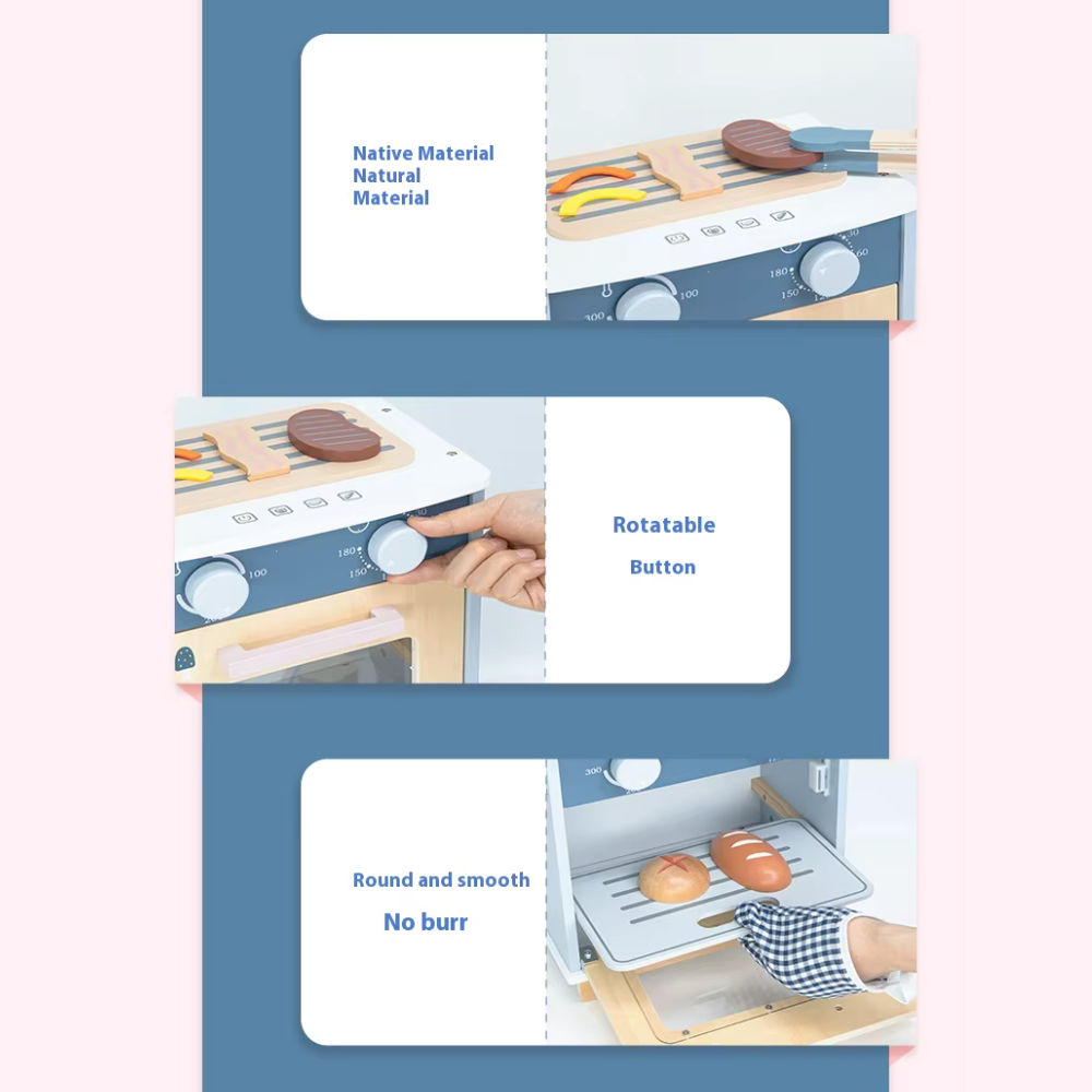 HORNO INFANTIL DE MADERA MONTESSORI - 4