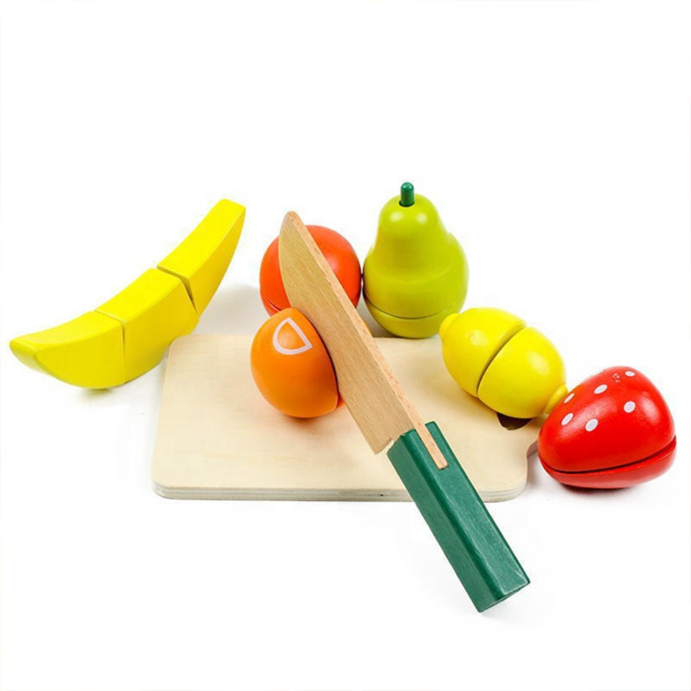 BALDE DIDACTICO DE FRUTAS DE MADERA MONTESSORI - 2