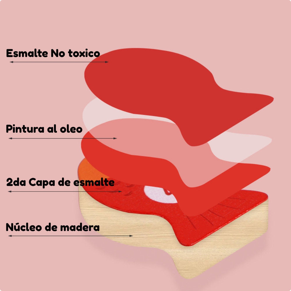 UEGO DE PESCA CON CONEJO EDUCATIVO MONTESSORI - 3