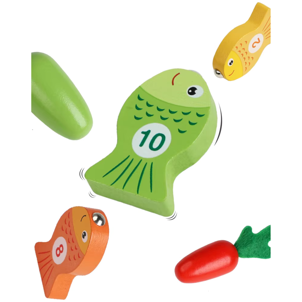 UEGO DE PESCA CON CONEJO EDUCATIVO MONTESSORI - 4