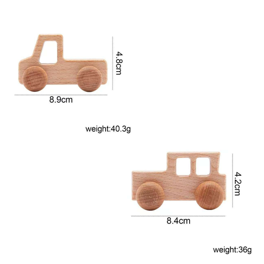 SET DE 4 AUTOS PEQUEÑOS EDUCATIVOS MONTESSORI - 4