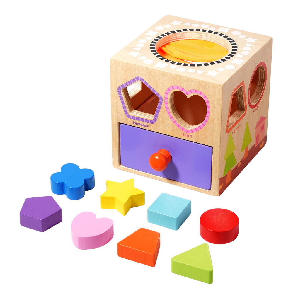 CAJA SENSORIAL TACTIL DE MADERA MONTESSORI - 1