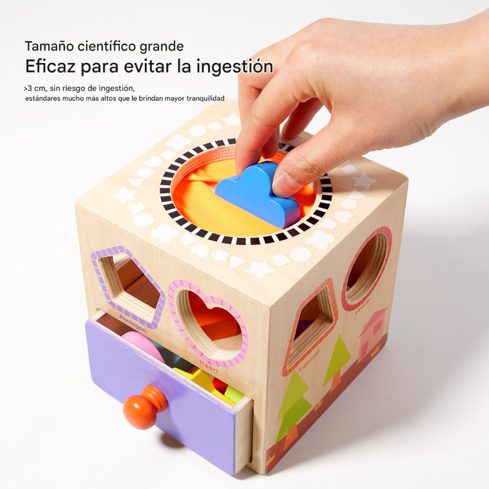 CAJA SENSORIAL TACTIL DE MADERA MONTESSORI - 3